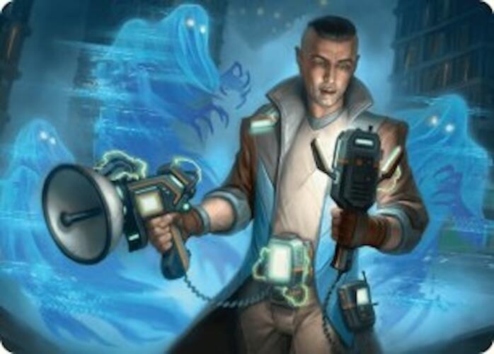 Paranormal Analyst Art Card [Duskmourn: House of Horror Art Series] | Grognard Games