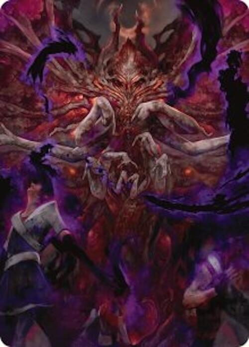 Damnation Art Card [Duskmourn: House of Horror Art Series] | Grognard Games