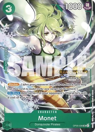 Monet (CS 2024 Event Pack) (OP05-036) - One Piece Promotion Cards Foil | Grognard Games