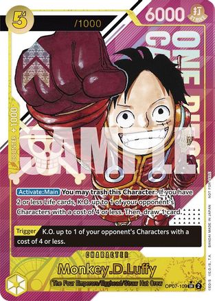 Monkey.D.Luffy (CS 2024 Event Pack) (OP07-109) - One Piece Promotion Cards Foil | Grognard Games