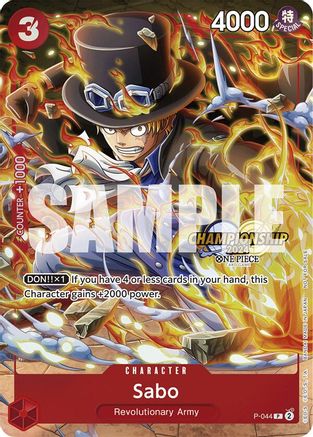 Sabo (CS 2024 Event Pack) (P-044) - One Piece Promotion Cards Foil | Grognard Games