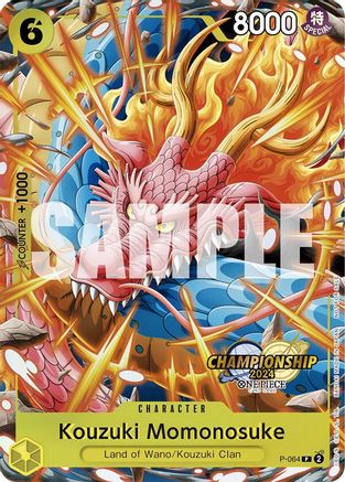 Kouzuki Momonosuke (CS 2024 Event Pack) (P-064) - One Piece Promotion Cards Foil | Grognard Games