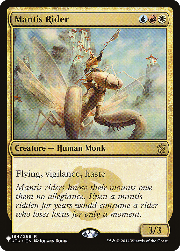 Mantis Rider [The List] | Grognard Games