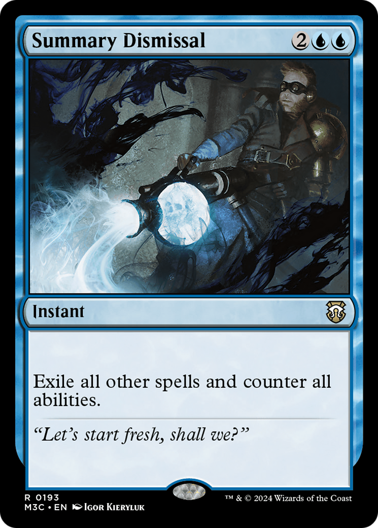Summary Dismissal [Modern Horizons 3 Commander] | Grognard Games