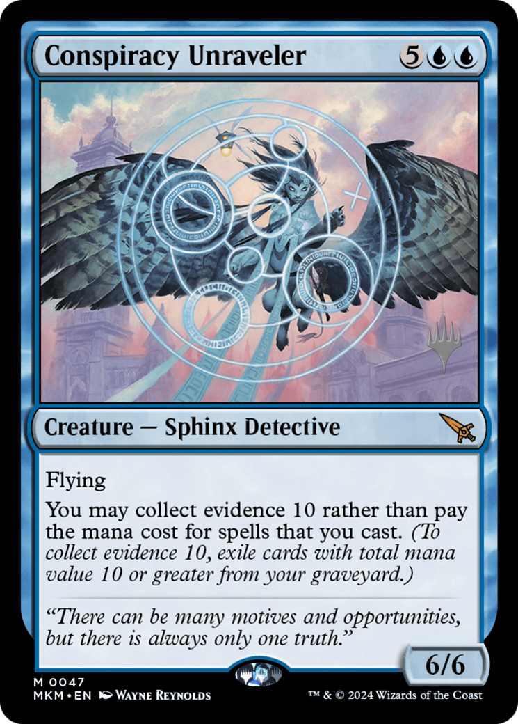 Conspiracy Unraveler (Promo Pack) [Murders at Karlov Manor Promos] | Grognard Games