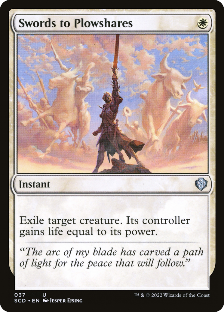 Swords to Plowshares [Starter Commander Decks] | Grognard Games