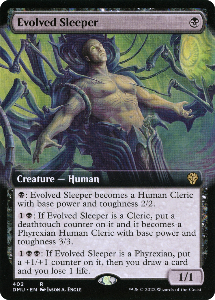 Evolved Sleeper (Extended Art) [Dominaria United] | Grognard Games