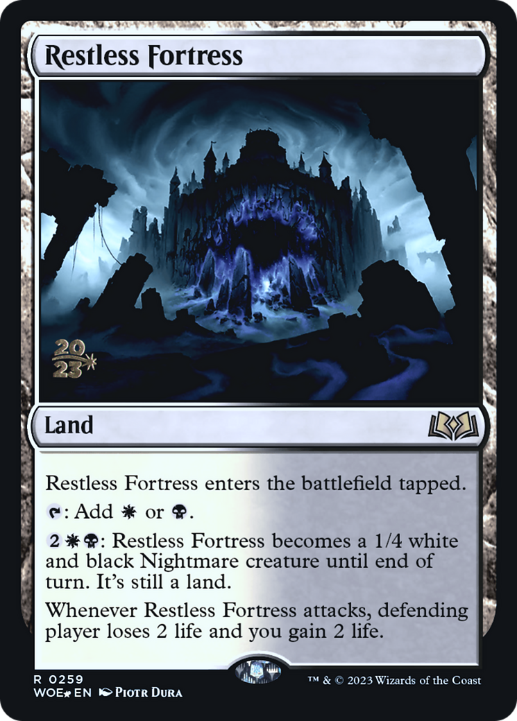 Restless Fortress [Wilds of Eldraine Prerelease Promos] | Grognard Games
