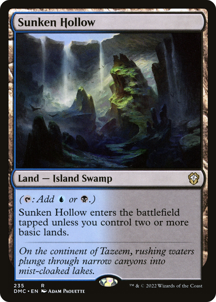 Sunken Hollow [Dominaria United Commander] | Grognard Games