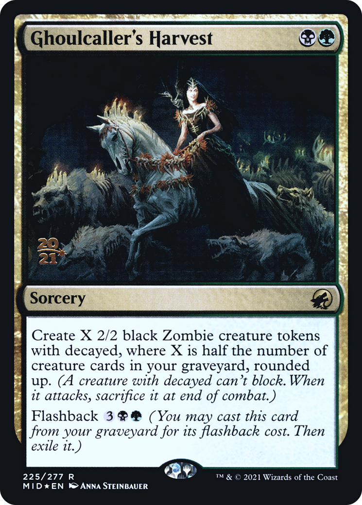 Ghoulcaller's Harvest [Innistrad: Midnight Hunt Prerelease Promos] | Grognard Games