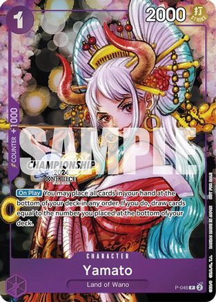 Yamato (CS 2024 Event Pack Finalist) (P-046) - One Piece Promotion Cards Foil | Grognard Games