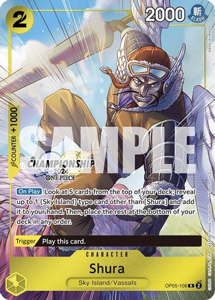 Shura (CS 2024 Celebration Pack) (OP05-106) - One Piece Promotion Cards Foil | Grognard Games