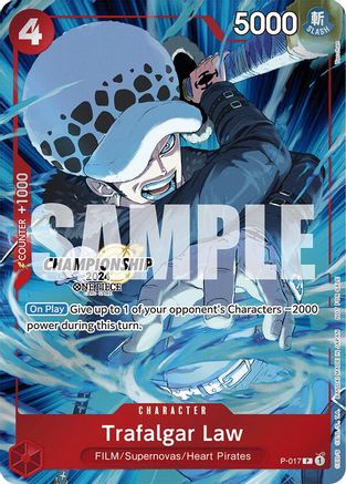 Trafalgar Law (CS 2024 Celebration Pack) (P-017) - One Piece Promotion Cards Foil | Grognard Games