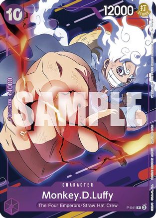 Monkey.D.Luffy (CS 2024 Participation) (P-041) - One Piece Promotion Cards Foil | Grognard Games