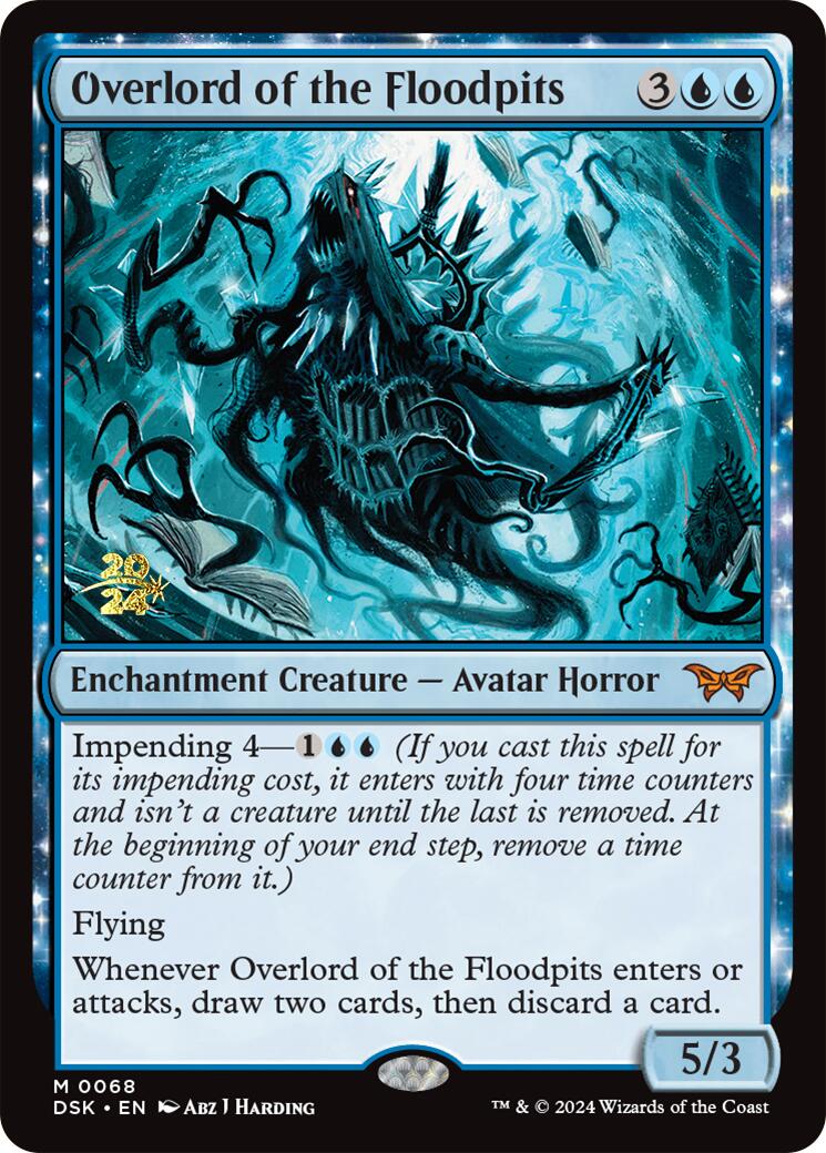 Overlord of the Floodpits [Duskmourn: House of Horror Prerelease Promos] | Grognard Games