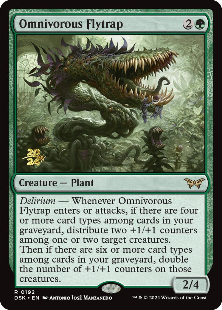 Omnivorous Flytrap [Duskmourn: House of Horror Prerelease Promos] | Grognard Games