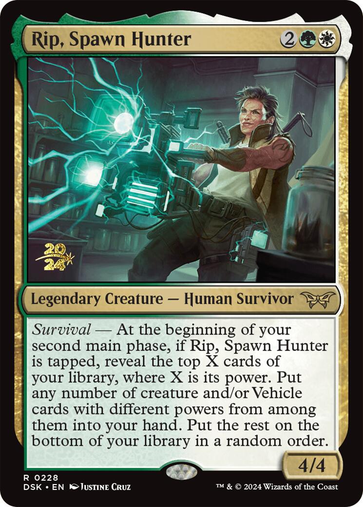 Rip, Spawn Hunter [Duskmourn: House of Horror Prerelease Promos] | Grognard Games