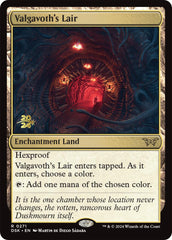 Valgavoth's Lair [Duskmourn: House of Horror Prerelease Promos] | Grognard Games