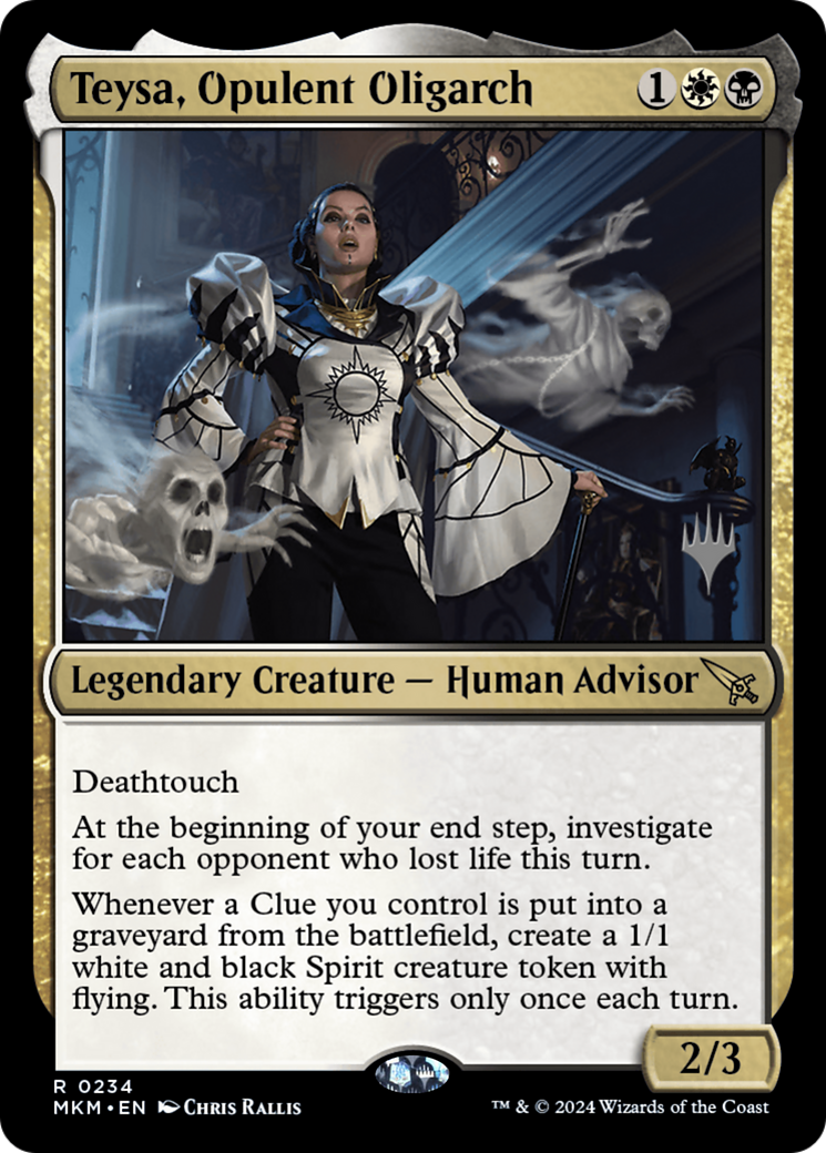 Teysa, Opulent Oligarch (Promo Pack) [Murders at Karlov Manor Promos] | Grognard Games