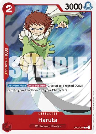 Haruta (OP03-009) - Starter Deck 15: RED Edward.Newgate | Grognard Games