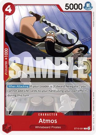 Atmos (ST15-001) - Starter Deck 15: RED Edward.Newgate | Grognard Games