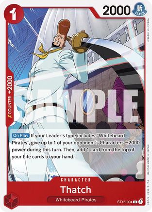 Thatch (ST15-004) - Starter Deck 15: RED Edward.Newgate | Grognard Games