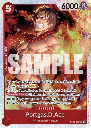 Portgas.D.Ace (ST15-005) - Starter Deck 15: RED Edward.Newgate Foil | Grognard Games
