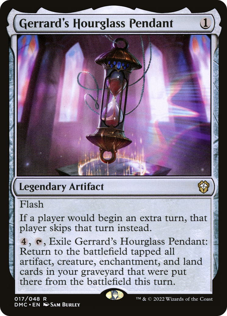 Gerrard's Hourglass Pendant [Dominaria United Commander] | Grognard Games