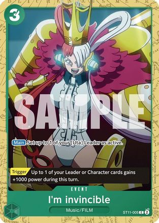 I'm invincible (ST11-005) - Starter Deck 16: GREEN Uta | Grognard Games