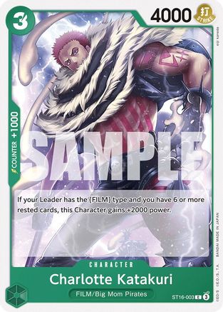 Charlotte Katakuri (ST16-003) - Starter Deck 16: GREEN Uta | Grognard Games
