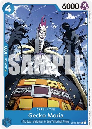 Gecko Moria (OP02-054) (OP02-054) - Starter Deck 17: BLUE Donquixote Doflamingo | Grognard Games