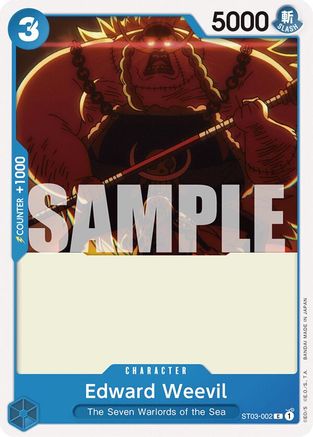 Edward Weevil (ST03-002) - Starter Deck 17: BLUE Donquixote Doflamingo | Grognard Games