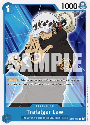 Trafalgar Law (ST03-008) (ST03-008) - Starter Deck 17: BLUE Donquixote Doflamingo | Grognard Games