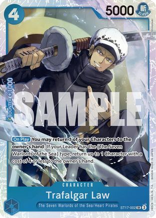 Trafalgar Law (ST17-002) (ST17-002) - Starter Deck 17: BLUE Donquixote Doflamingo Foil | Grognard Games