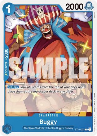 Buggy (ST17-003) - Starter Deck 17: BLUE Donquixote Doflamingo | Grognard Games