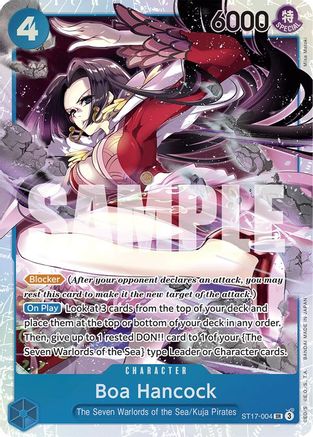 Boa Hancock (ST17-004) - Starter Deck 17: BLUE Donquixote Doflamingo Foil | Grognard Games