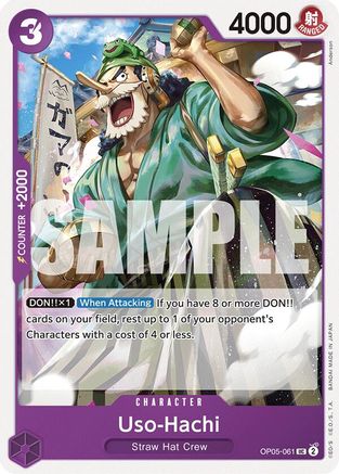 Uso-Hachi (OP05-061) (OP05-061) - Starter Deck 18: PURPLE Monkey.D.Luffy | Grognard Games