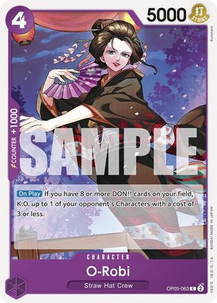 O-Robi (OP05-063) - Starter Deck 18: PURPLE Monkey.D.Luffy | Grognard Games