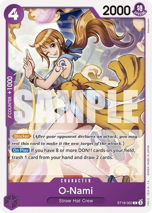 O-Nami (ST18-002) - Starter Deck 18: PURPLE Monkey.D.Luffy | Grognard Games