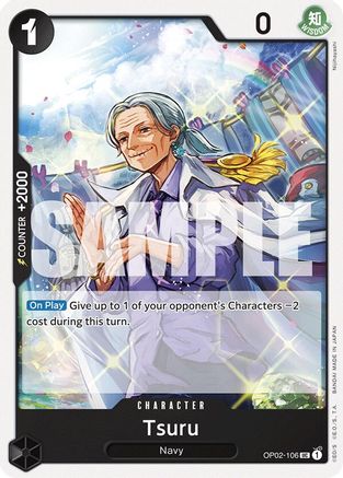Tsuru (OP02-106) - Starter Deck 19: BLACK Smoker | Grognard Games