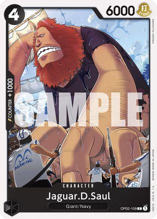 Jaguar.D.Saul (OP02-109) - Starter Deck 19: BLACK Smoker | Grognard Games