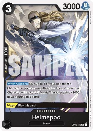 Helmeppo (OP02-113) - Starter Deck 19: BLACK Smoker | Grognard Games