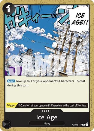 Ice Age (OP02-117) - Starter Deck 19: BLACK Smoker | Grognard Games
