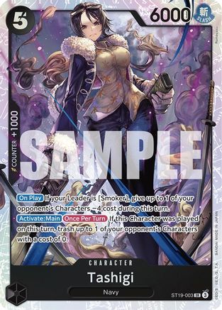 Tashigi (ST19-003) - Starter Deck 19: BLACK Smoker Foil | Grognard Games