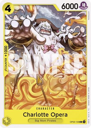 Charlotte Opera (OP03-106) - Starter Deck 20: YELLOW Charlotte Katakuri | Grognard Games