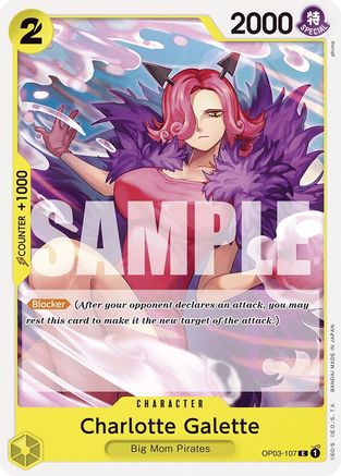 Charlotte Galette (OP03-107) - Starter Deck 20: YELLOW Charlotte Katakuri | Grognard Games