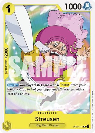 Streusen (OP03-115) - Starter Deck 20: YELLOW Charlotte Katakuri | Grognard Games