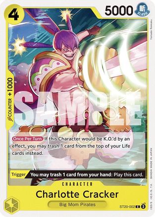 Charlotte Cracker (ST20-002) - Starter Deck 20: YELLOW Charlotte Katakuri | Grognard Games