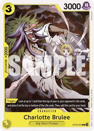 Charlotte Brulee (ST20-003) - Starter Deck 20: YELLOW Charlotte Katakuri | Grognard Games