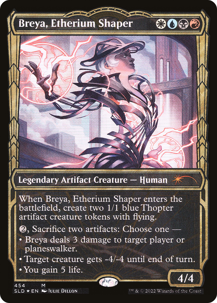 Breya, Etherium Shaper (Showcase Gilded Foil) [Secret Lair Drop Series] | Grognard Games